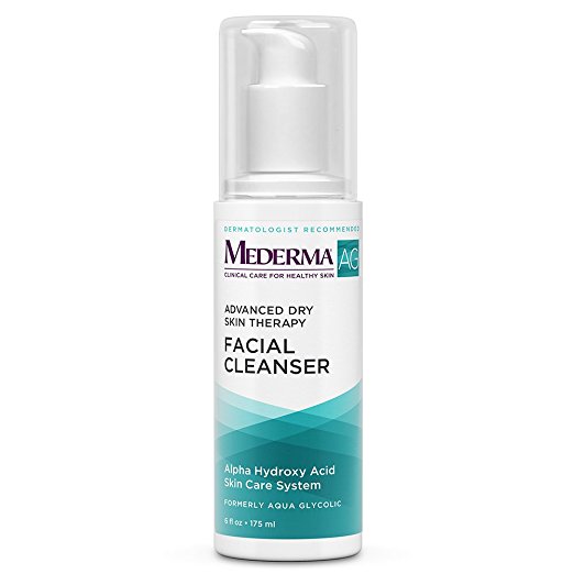 Pack of 12-Mederma Ag Formaly Aqua Glycolic Facial Cleanser Lotion 6 oz By Emerson Healthcare USA 
