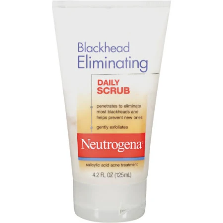 Pack of 12-Neutrogena Blackhead Elim Scrub Liquid 4.2 oz By J&J Consumer USA 