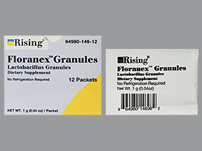 Floranex 1gm Granule Granules 1 gm 12 By Rising Phar (Somerset) USA 