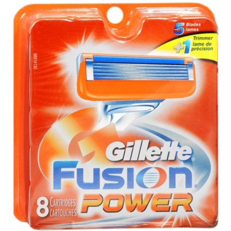 Pack of 12-Gillette Fusion Power Refill Blades 8 By Procter & Gamble Dist Co USA 