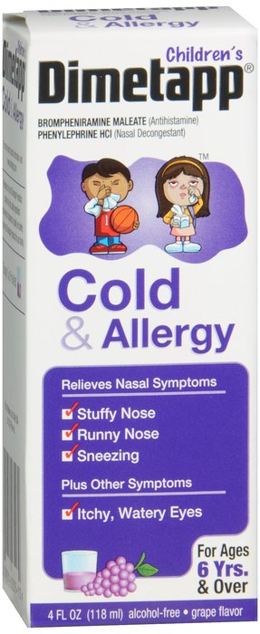 Case of 24-Dimetapp Cold Allergy Syrup 4 oz By Foundation Consumer Healthcare USA 