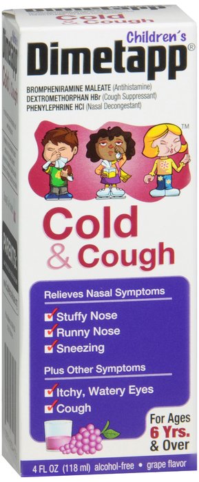 Dimetapp Cold Cough Syrup 4 oz By Foundation Consumer Healthcare USA 
