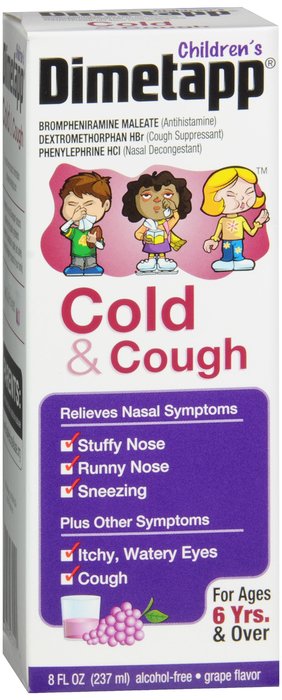 Dimetapp Cold Cough Syrup 8 oz By Foundation Consumer Healthcare USA 