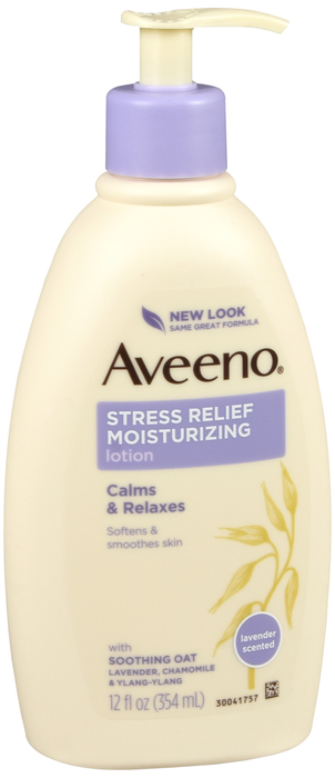 Pack of 12-Aveeno Lotion Stress Relief Lotion 12 oz By J&J Consumer USA 