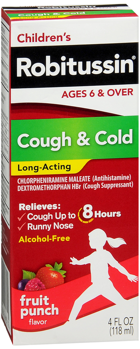 Robitussin Child Cough Cold La Syrup 4 oz By Glaxo Smith Kline Consumer Hc USA 
