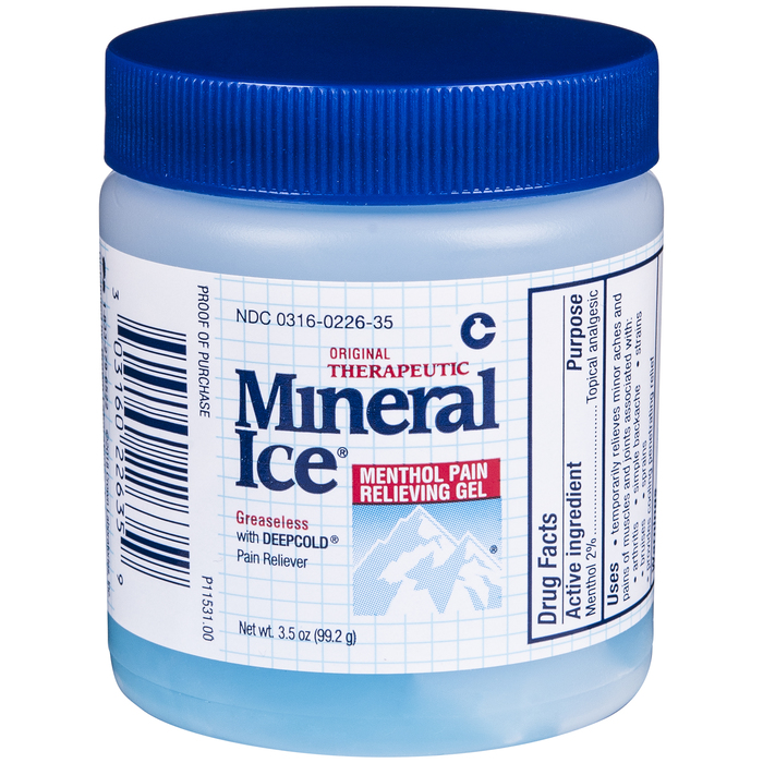 Mineral Ice Gel 3.5 oz By Emerson Healthcare USA 