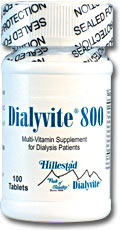 Pack of 12-Dialyvite 800Mcg Tablet 100 By Hillestad Pharmactcls USA 