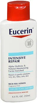 Pack of 12-Eucerin Intensive Repair Dry Skin Lotion 8.4 oz By Beiersdorf/Consumer Prod USA 