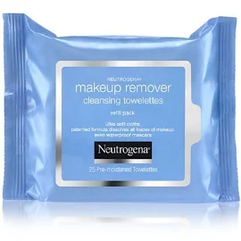 Pack of 12-Neutrogena Make-Up Remover Cleansing Towelettes & Face Wipes 25ct By J&J Consumer USA 