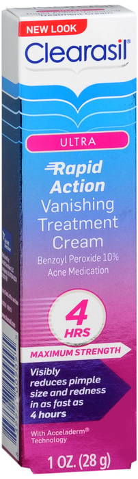 Pack of 12-Clearasil Rapid Resue Spot Treatment Cream 1 oz By RB Health  USA 