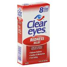Pack of 12-Clear Eyes Redness Relief Drops 1 oz By Medtech USA 