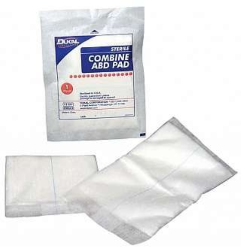 Pack of 12-Abd Combine Pad Sterile 8X7.5 Pad 20 By Dukal Corp USA 