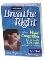 Breathe Right Clear Strip 30 By Foundation Consumer Healthcare USA 
