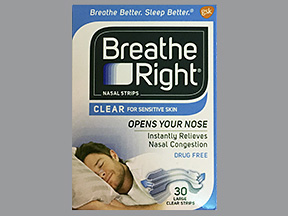 Breathe Right Clear Strip 30 By Foundation Consumer Healthcare USA 