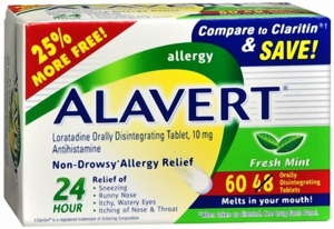 Alavert 24HR Qk Dissolve Odt Tablet 60 By Foundation Consumer Healthcare USA 