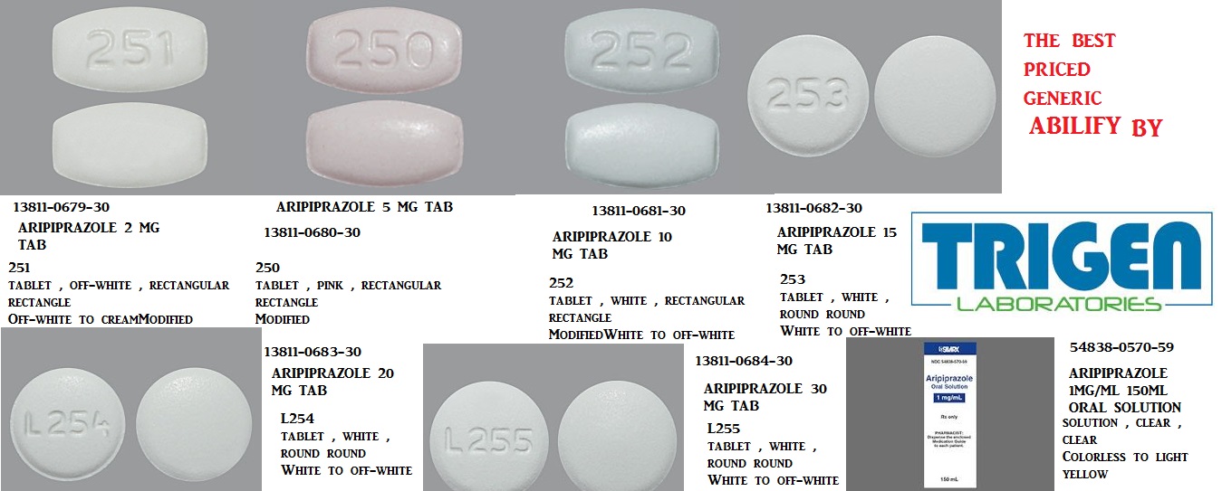 Rx Item-Aripiprazole 15MG 30 Tab by Apotex Pharma USA -RX427