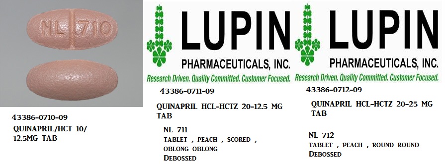 Rx Item-Quinapril-HCT 10/12.5MG 90 Tab by Lupin Pharma USA Generics
