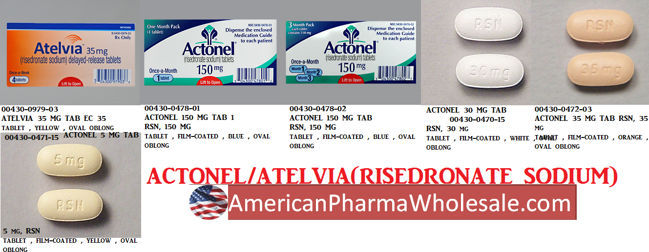 Rx Item-Actonel 35MG 12 Tab by Allergan Pharma USA 