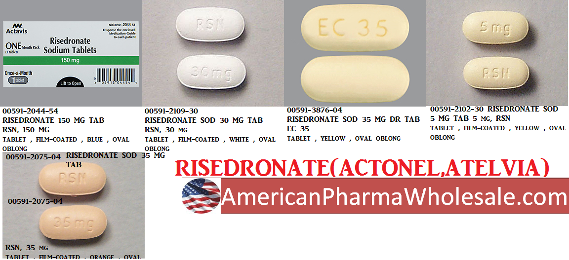 Rx Item-Risedronate 35MG 4 Tab by Apotex Pharma USA 