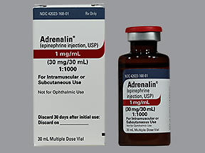 Rx Item-Adrenalin 1MG/ML 30 ML Multi Dose Vial by Par Pharma USA 