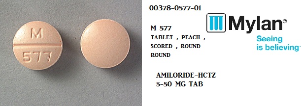 Rx Item-Amiloride-HCTZ 5/50MG 100 Tab by Mylan Pharma USA 
