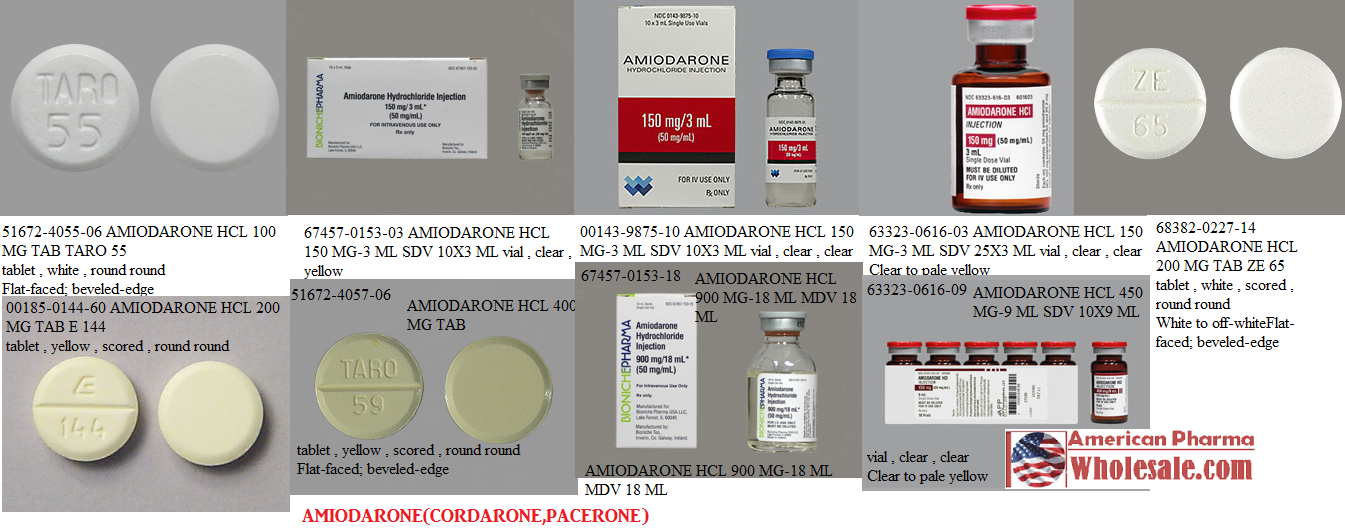 Rx Item-Amiodarone Hcl 50MG/ML 10X9 ML Vial  by Fresenius Kabi Pharma USA 