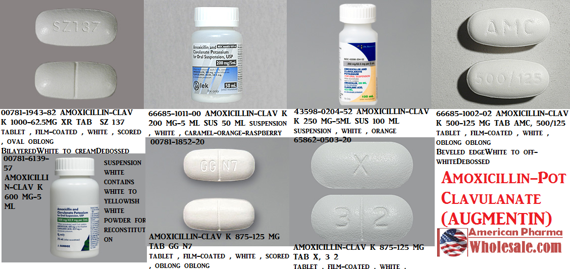 Rx Item-Amoxicillin-Clavulanate Potassium Tr-K 875/125MG 20 Tab by Aurobindo Pharma USA 
