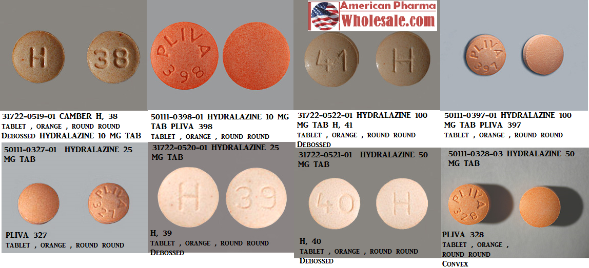 Rx Item-Hydralazine 25MG 100 Tab by Major Pharma USA 