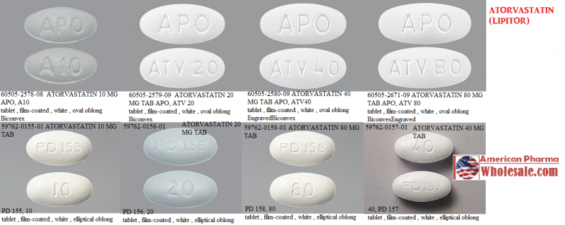 Rx Item-Atorvastatin 10MG 100 Tab by American Health Packaging USA 