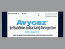 Rx Item-Avycaz 2/0.GM/GM 10 Single Dose Vial by Allergan Pharma USA 