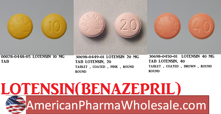 Rx Item-Lotensin 20MG 100 Tab by Validus Pharma USA 