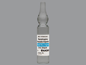 Rx Item-Benztropine Mesylate 1MG/ML 5X2 ML Ampoule by Akorn Pharma USA Inj