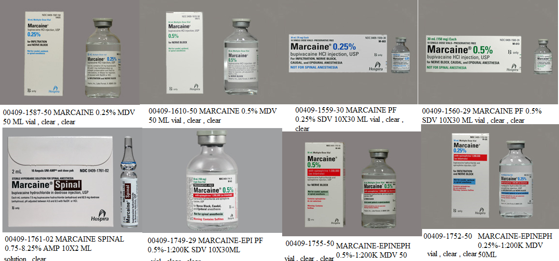 Rx Item-Marcaine-Dextrose 0.00750.0825 10X2 ML Ampoule by Pfizer Pharma USA Injec