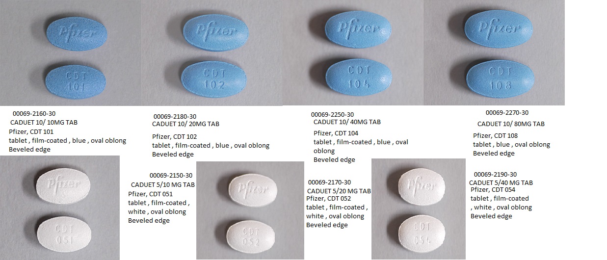 Rx Item-Caduet 10/10MG 30 Tab by Pfizer Pharma USA 