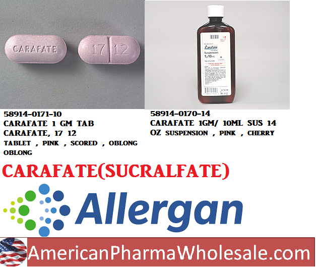 Rx Item-Carafate 1GM/10ML 14 OZ Suspension by Allergan Pharma USA 