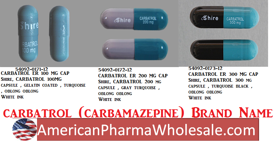 Rx Item-Carbatrol ER 100MG 120 Cap by Shire Pharma USA 