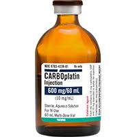 Rx Item-Carboplatin 10MG/ML 60 ML Multi Dose Vial  by Teva Pharma USA 