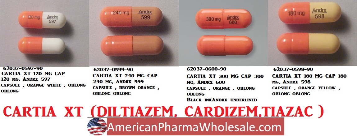 Rx Item-Cartia Xt 120MG 500 Cap by Teva Pharma USA 