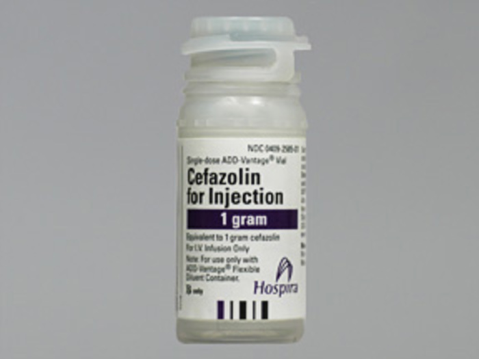 Rx Item-Cefazolin 1GM 25 Add-Vantage Vial by Pfizer Pharma USA Injec