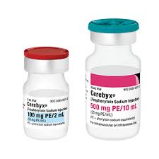 Rx Item-Cerebyx 500MG PE 10X10 ML Vial -Keep Refrigerated - by Pfizer Pharma USA 