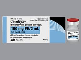 Rx Item-Cerebyx 100MG PE 25X2 ML Vial -Keep Refrigerated - by Pfizer Pharma USA 
