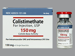 Rx Item-Colistimethate 150MG 6X10 ML Vial by Par Sterile Products Pharma USA 
