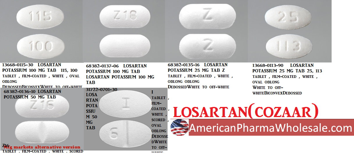 Rx Item-Losartan Potassium  50MG 1000 Tab by Camber Pharma USA 