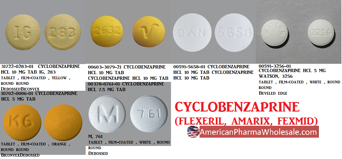 Rx Item-Cyclobenzaprine Hcl 10MG 1000 Tab by KVK-Tech Pharma USA Pharma USA 