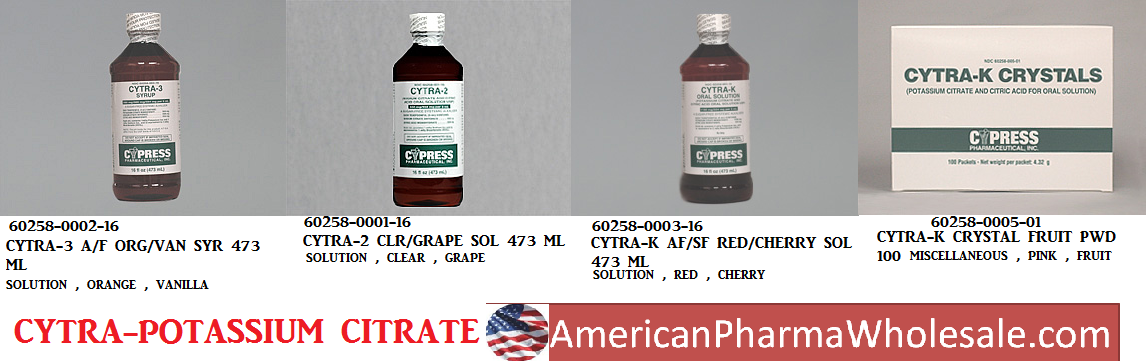 Rx Item-Cytra-2 CLR/GRAPE 16 OZ sol by Cypress Pharma USA 