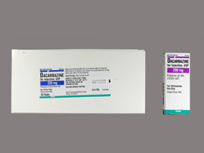 Rx Item-Dacarbazine 200MG 10 Vial -Keep Refrigerated - by Teva Pharma USA Inj