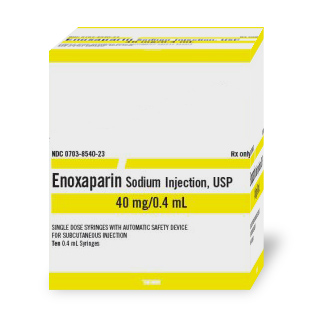 Rx Item-Enoxaparin Sodium  40MG/0.4ML 10 Syringe by Teva Pharma USA 