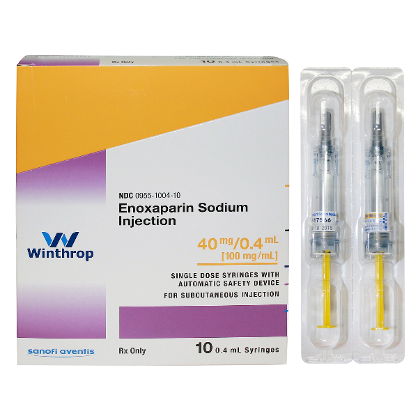 Rx Item-Enoxaparin Sodium  40MG 10 Syringe by Winthrop-Sanofi Aventis Pharma USA