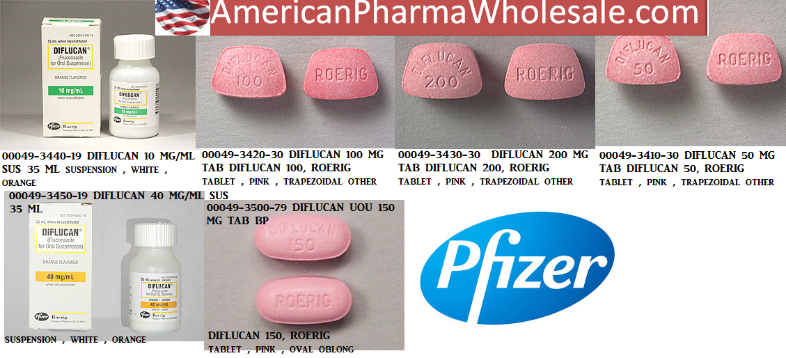 Rx Item-Diflucan 100MG 30 Tab by Pfizer Pharma USA 