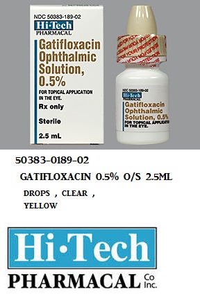 Rx Item-Gatifloxacin 0.5% 2.5 ML O/S by Akorn Pharma USA Gen Zymaxid